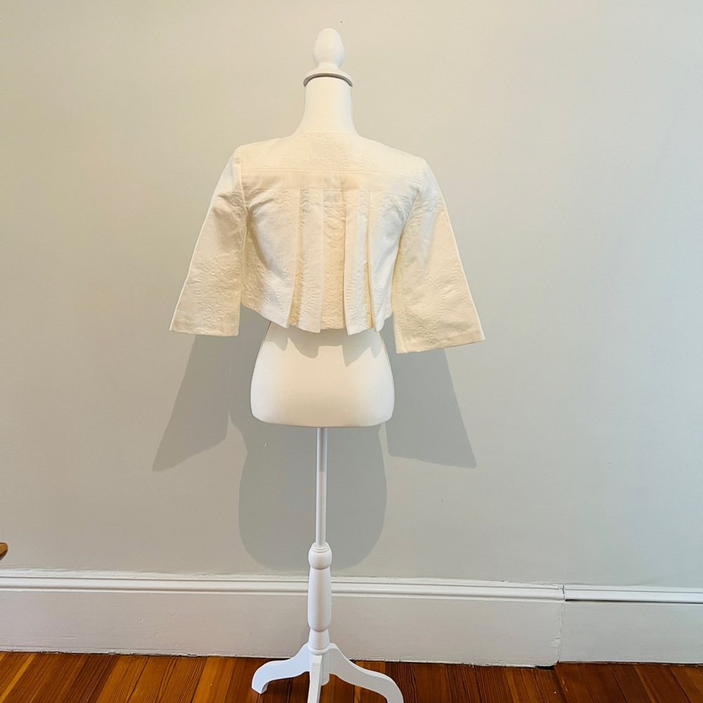 Beth Rowley cropped jacquard jacket